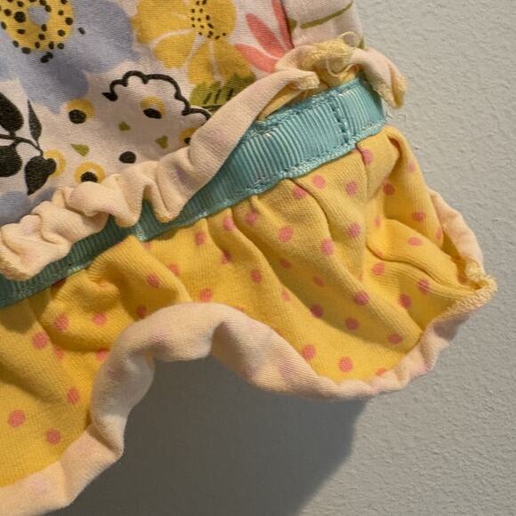 Matilda Jane Dress Toddler Size 4T Swan Floral Ruffle Hem Bloom Spring Summer - Picture 7 of 13